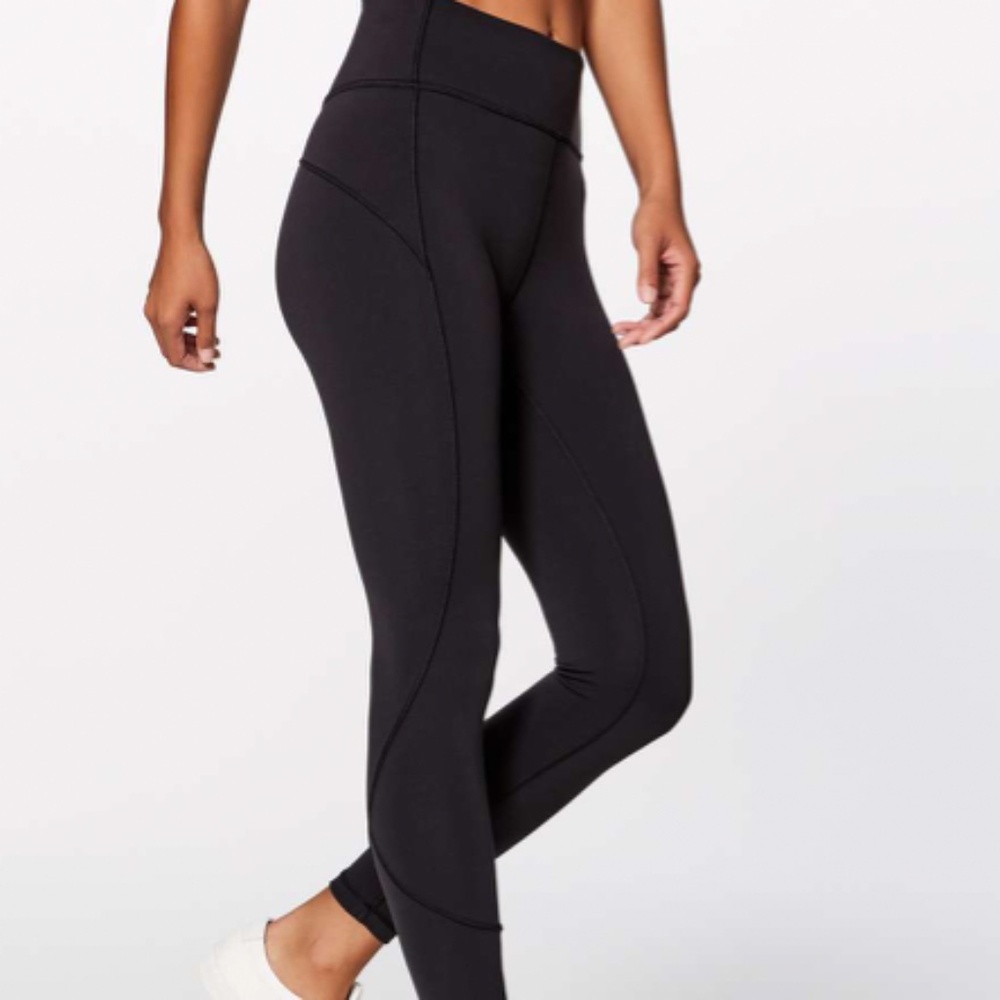 Lululemon In Movement 7/8 Tight *Everlux 25" Black Size 6